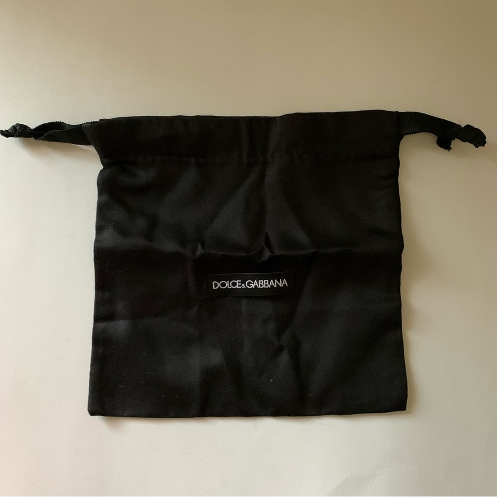Dolce & Gabbana Small Cloth Dust Bag, Black